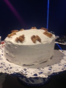 Iced English Walnut Cake, zoals geserveerd tijdens de uitzending